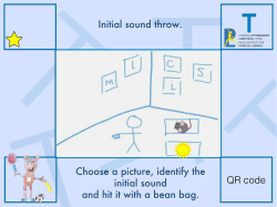 QR code! Image of the activity! Choose a picture, identify the initial