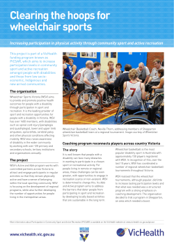 Clearing the hoops for wheelchair sports