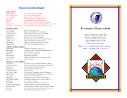 Famous Economic Majors!