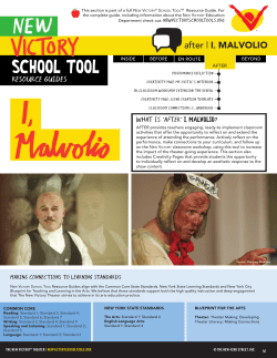 after | I, MALVOLIO - New Victory Theater
