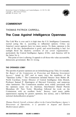 The Case Against Intelligence Openness