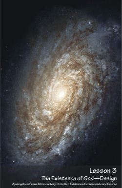 Lesson 3 - Apologetics Press