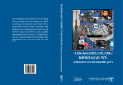the changing forms of incitement to terror and violence