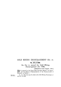 GOLD MINING ENCOURAGEMENT (NO. 2).