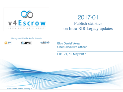 Publish statistics on Intra-RIR Legacy updates