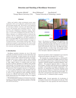 Detection and Matching of Rectilinear Structures