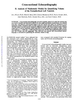 Cross-sectional Echocardiography