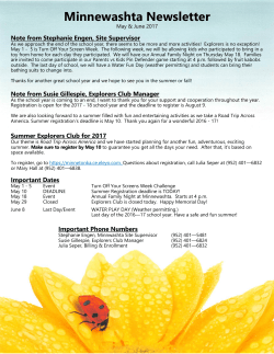 Minnewashta Newsletter - Minnetonka Public Schools