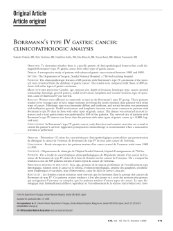 Borrmann`s type IV gastric cancer