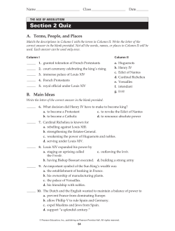 16-2 Quiz - SCA Moodle