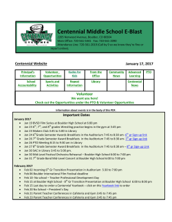 EBLAST 17-01-17 Final - Centennial Middle School