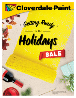 SALE - Cloverdale Paint