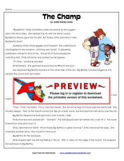 The Champ - Super Teacher Worksheets