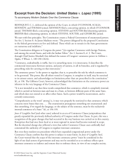 Excerpt from the Decision: United States v. Lopez