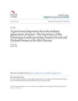 "A good moral disposition from the aesthetic appreciation of nature