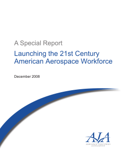 Launching the 21st Century American Aerospace workforce (2008)