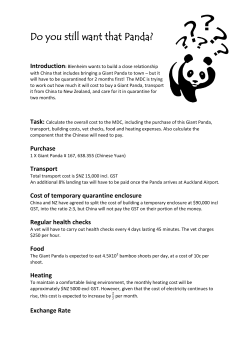 Do you still want that Panda?