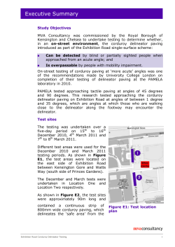 20110616 MVA Exhibition Road Delineator Testing_Final Repo&ndash;