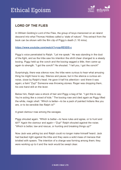 1a. Lord of the flies extract
