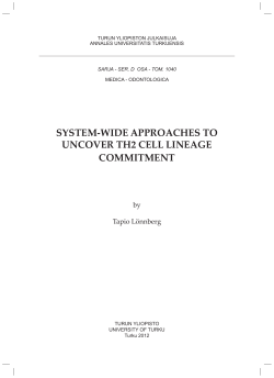 System-wide approaches to uncover Th2 cell lineage