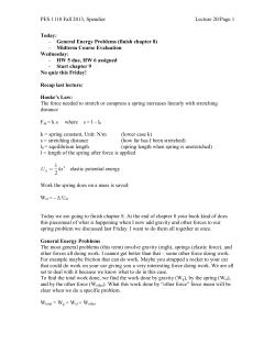 PES 1110 Fall 2013, Spendier Lecture 20/Page 1 Today