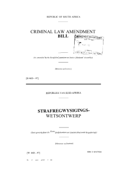 Criminal Law Amendment Bill [B46D-97]