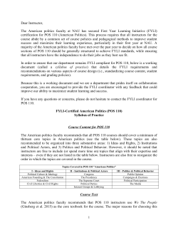 Syllabus of Practice