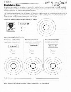 Unit 4 - Homework Packet (HFAP)