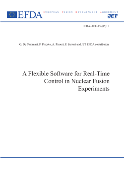 A Flexible Software for Real-Time Control in Nuclear Fusion