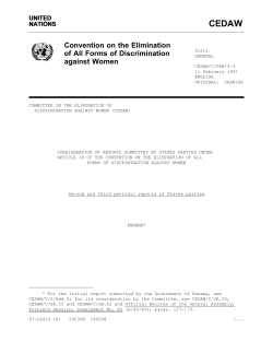 Convention on the Elimination of All Forms of Discrimination against