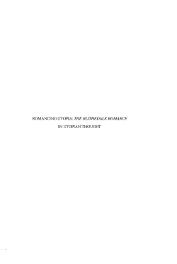 romancing utopia: the place of nathaniel hawthorne`s