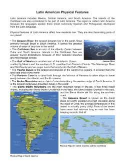 Latin American Physical Features