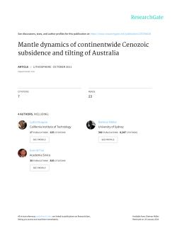 Mantle dynamics of continentwide Cenozoic