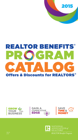 the NAR Benefits Catalog