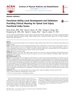 Functional ability level development and