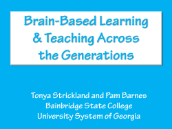 Brain-Based Learning and Multiple Generational Learning Styles in