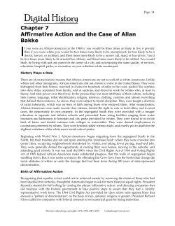 Chapter 7 Affirmative Action and the Case of Allan