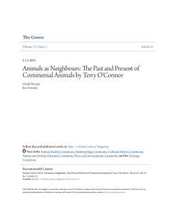 Animals as Neighbours - Scholars Commons @ Laurier