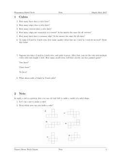 Handout - Pleasanton Math Circle