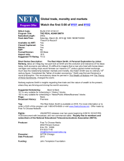 NETA Global trade, morality and markets Watch the first 5:00 of #101