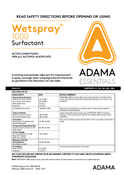 Wetspray&reg; 1000 Label PDF 0.1MB