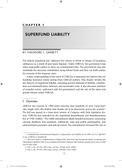 superfund liability - American Bar Association