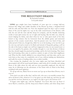 the reluctant dragon - Read Me A Story, Ink.