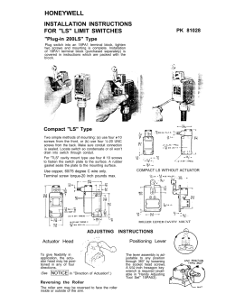 LS Series Limit Switches