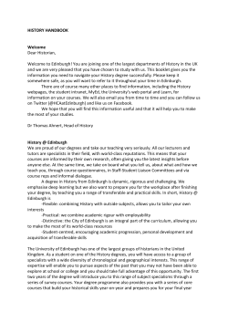 HISTORY HANDBOOK Welcome Dear Historian, Welcome to