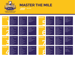 1 mile walking plan