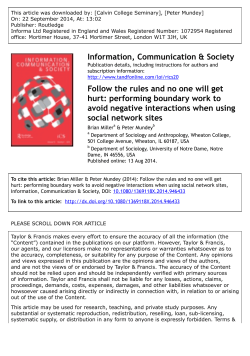 Follow the rules and no one will get hurt