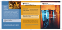 traite des personnes - United Nations Office on Drugs and Crime