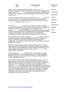 Lexile Sentence Length Word Count 1240 20.0 420 http://www