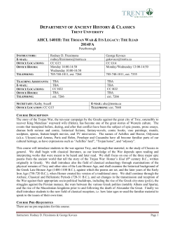 AHCL 1401H Syllabus